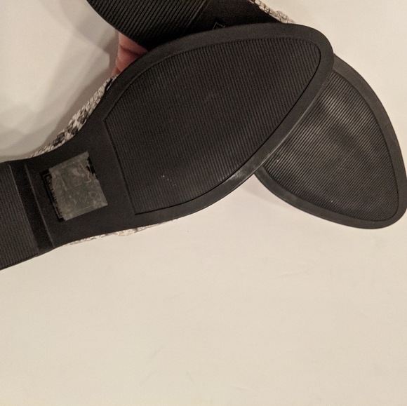 Snake print mule slide pointy shoes new free ZARA - Picture 3 of 4